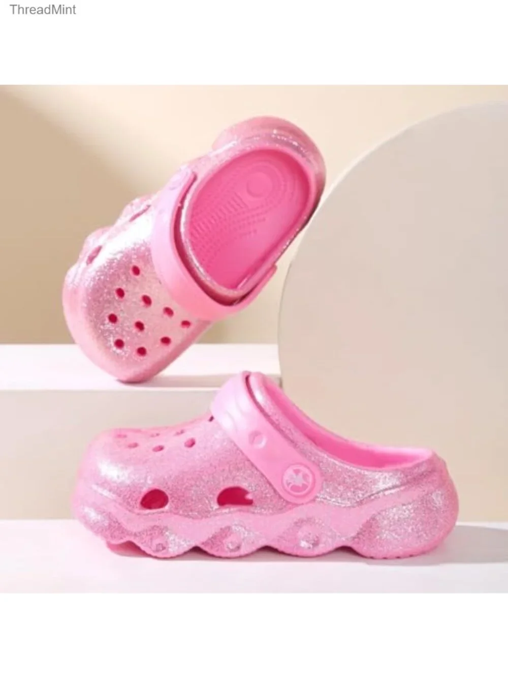 Toddler Girls Lightweight EVA Clog Sandals Adjustable Strap Non-Slip Garden